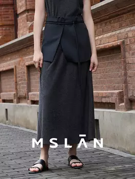 Юбка-шторы MSlan, серый