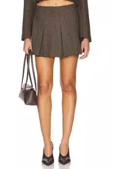 Юбка сиара Astr The Label, цвет mocha plaid