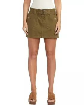 Юбка Silver Jeans Co. Y2K Utility Skirt L33109LPT634, цвет Military Green