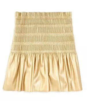 Юбка со сборками и покрытием Habitual для больших девочек 7–16 лет, золотой