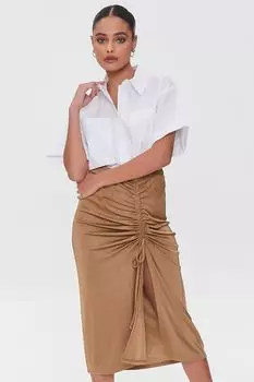 Юбка со сборками и завязками Forever 21