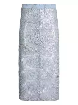 Юбка со шнуровкой LIU JO, синий