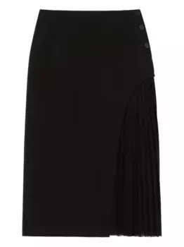 Юбка со складками Claudie Pierlot, черный