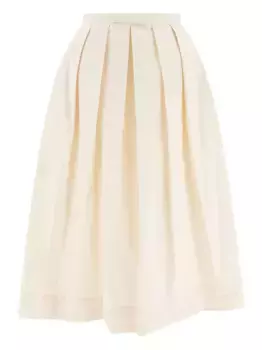 Юбка со складками и бантом SANDBEIGE, нейтральный