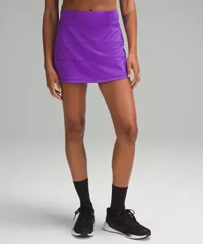 Юбка со средней посадкой Pace Rival Lululemon, фиолетовый
