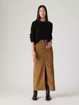 Юбка со столбиком до щиколотки Levi's, коричневый