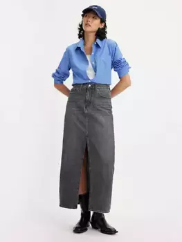 Юбка со столбиком до щиколотки Levi's, черный