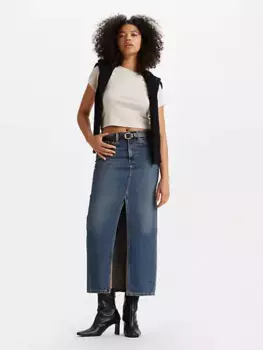 Юбка со столбиком до щиколотки Levi's, цвет Hello - Dark Wash