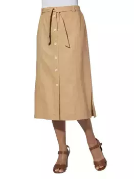 Юбка со вставками Inspirations Inspirationen, цвет Camel