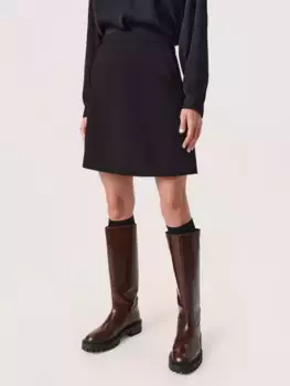 Юбка Soaked In Luxury Corinne A-Line Silhouette Mini, черный