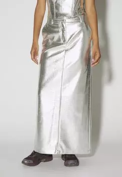 Юбка SOMETHINGNEW ЮБКА УЗОР, цвет silver colour