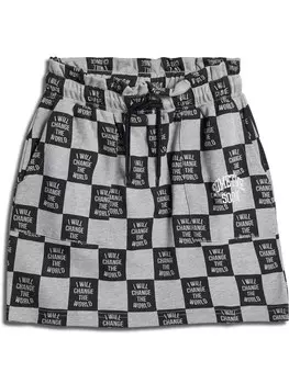 Юбка SOMETIME SOON, серый/черный