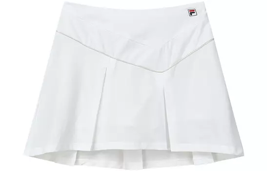 Юбка спортивная повседневная женская белая Fila