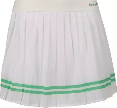 Юбка Sporty &amp; Rich Pleated Tennis Skirt 'Kelly/White', белый