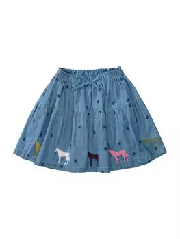 Юбка STACCATO Skirt, синий деним