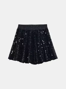 Юбка стандартного кроя Abel & Lula, черный