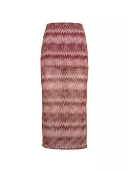 Юбка стандартного кроя Acanfora, фиолетовый