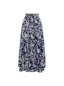 Юбка стандартного кроя Acanfora, синий