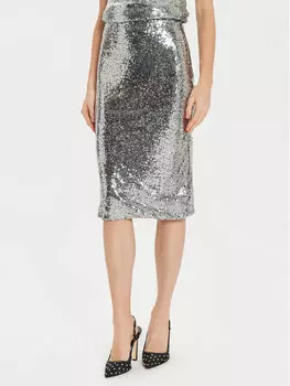 Юбка стандартного кроя Artigli, серебряный