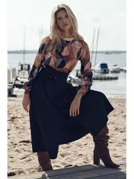 Юбка стандартного кроя Figlfigl, черный