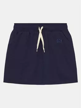 Юбка стандартного кроя Gap, синий