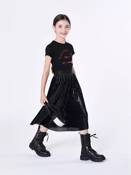 Юбка стандартного кроя Karl Lagerfeld, черный