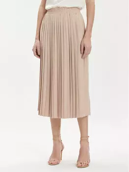 Юбка стандартного кроя Kontatto, бежевый