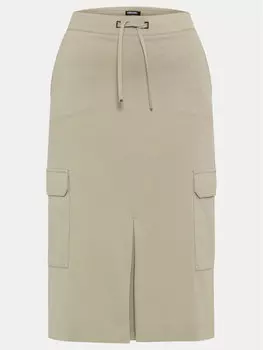 Юбка стандартного кроя Olsen, хаки