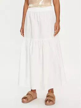 Юбка стандартного кроя Vero Moda, белый
