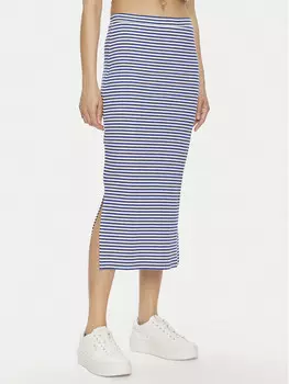 Юбка стандартного кроя Vila, синий