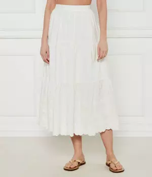 Юбка становится длиннее. Desigual, бежевый