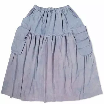 Юбка Story Mfg. Forager Pocket Midi, фиолетовый