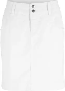 Юбка-стрейч с добавлением лайкры Bpc Bonprix Collection, белый