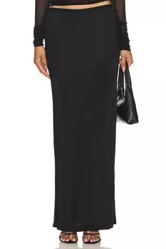 Юбка струящаяся Helmut Lang, черный