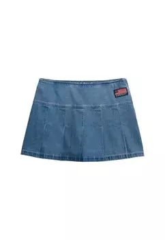 Юбка Superdry, цвет marine blue/Blue denim