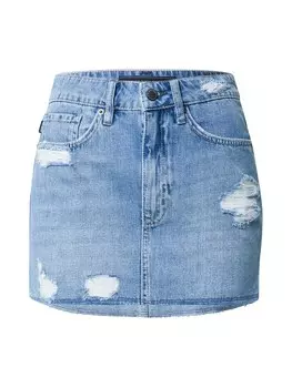 Юбка Superdry, синий деним