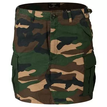 Юбка Superdry Straight Cargo, зеленый