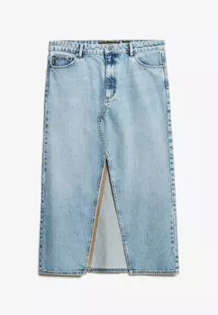 Юбка Superdry, светло-синий