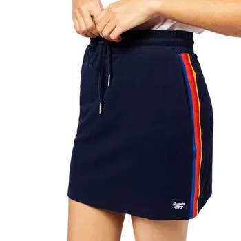 Юбка Superdry Vintage Stripe Hockey, синий