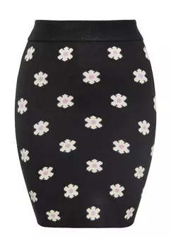 Юбка swirly, черный