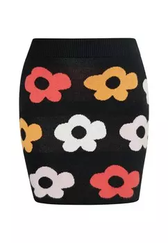 Юбка swirly, черный