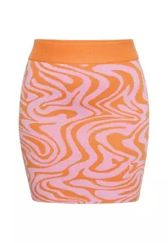 Юбка swirly Skirt, оранжевый