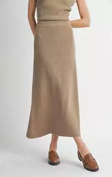 Юбка-свитер Crosby Midi в темно-сером цвете Sadie & Sage, темно-серый