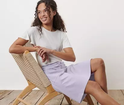 Юбка-свитшот Tchibo, сирень