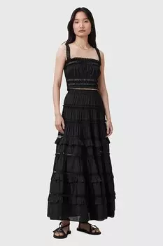 Юбка TALIA Allsaints, черный