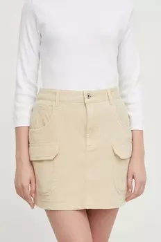 Юбка ТАРА Pepe Jeans, бежевый