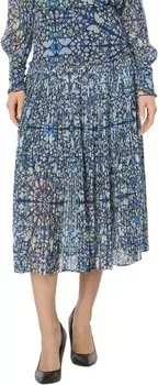 Юбка Ted Baker Lailaah Corrugated Pleat Midi Skirt, цвет Mid Blue
