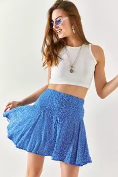 Юбка - Темно-синий - Мини Olalook, темно-синий