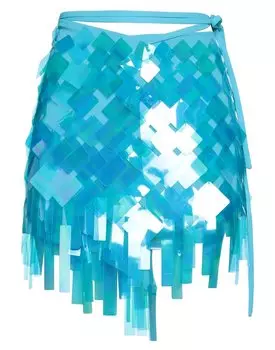 Юбка The Attico, бирюзовый