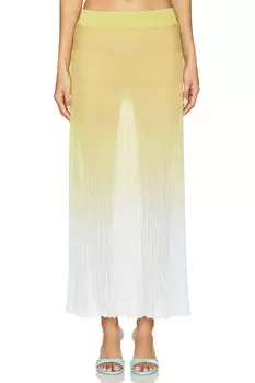 Юбка Theresa от Solid & Striped, sky & chartreuse